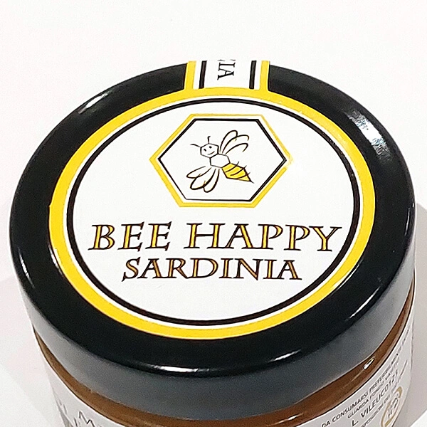 Tappo nero vasetto Bee Happy Sardinia